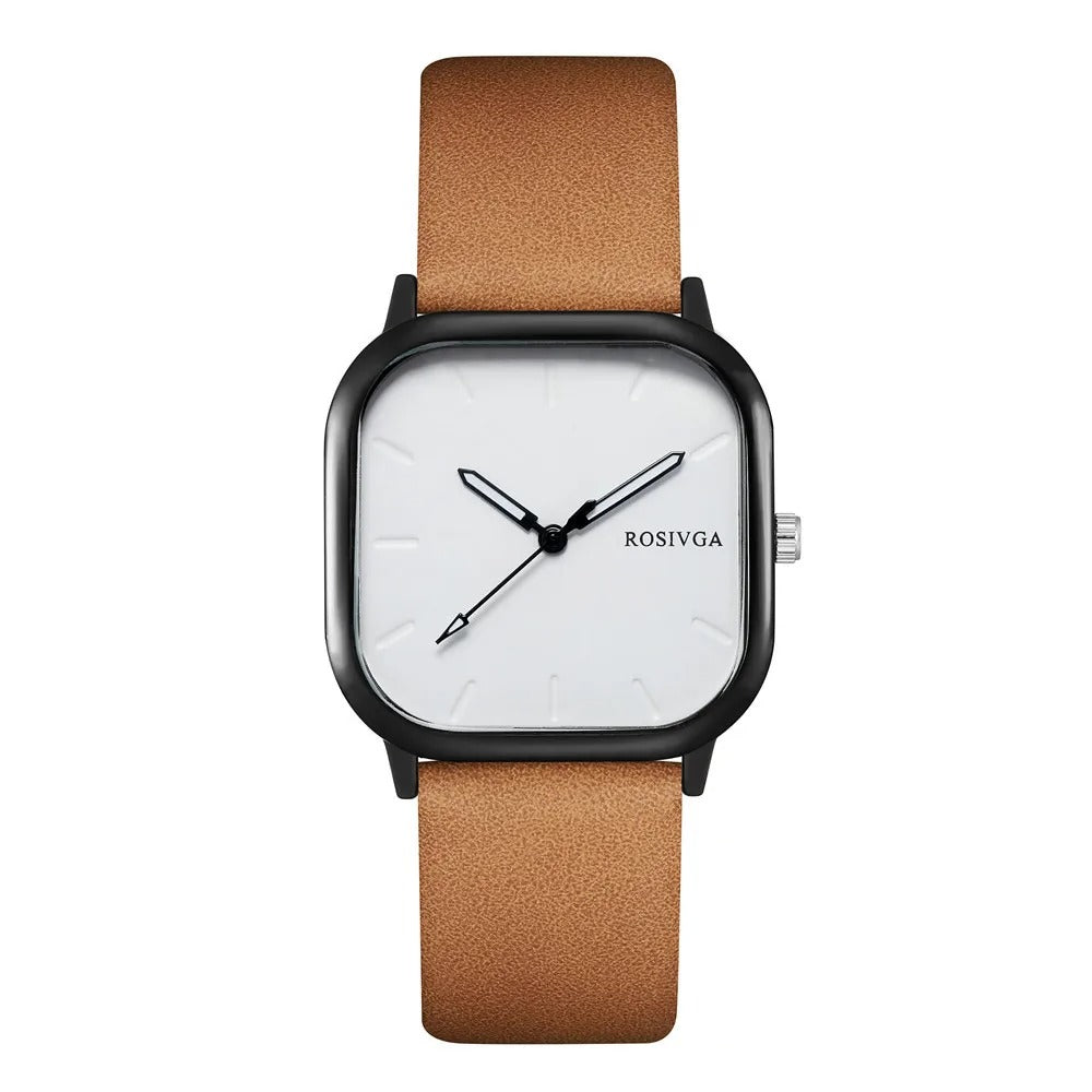 Leder Armbanduhr "Quadrato Semplice no.900" - PITANI