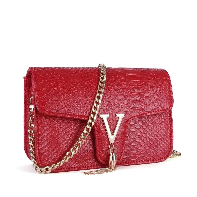 Premium "Borse In Coccodrillo no.240" Handtasche/Clutch Größe "S" - PITANI