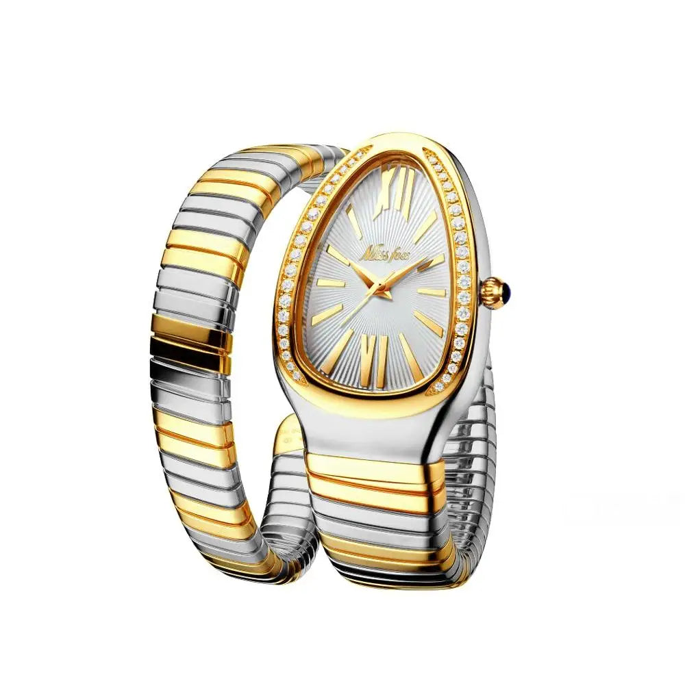 Schlangenform Edelstahl Armbanduhr "Orologi no.351" - PITANI