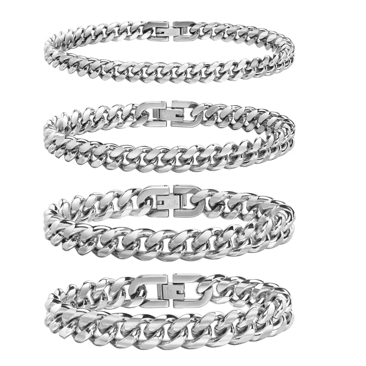Edelstahl Armband "Acciaio inossidabile solido no.5202" - PITANI