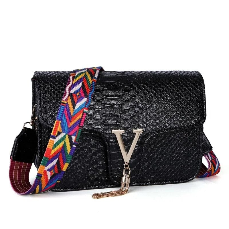 Premium "Borse In Coccodrillo no.240" Handtasche/Clutch Größe "S" - PITANI