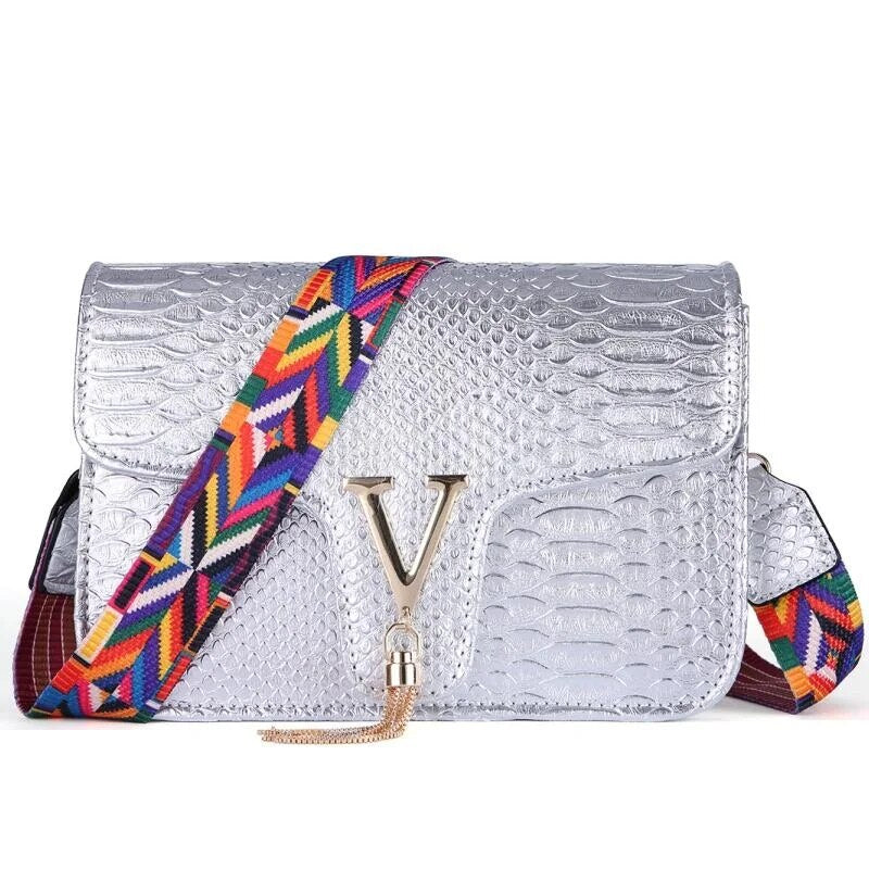 Premium "Borse In Coccodrillo no.240" Handtasche/Clutch Größe "S" - PITANI