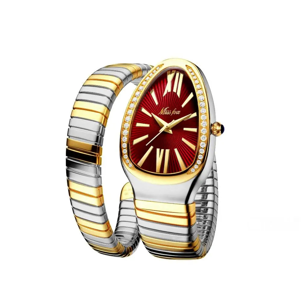 Schlangenform Edelstahl Armbanduhr "Orologi no.351" - PITANI