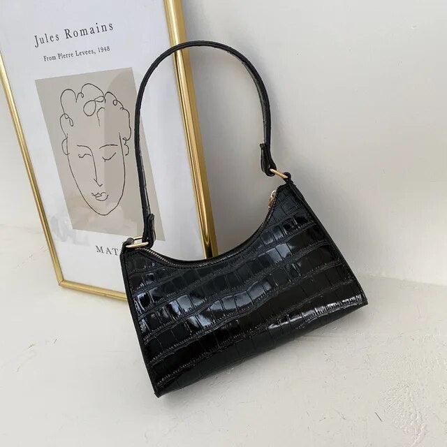 Premium "Borsa In Coccodrillo no.229" Handtasche/Clutch Größe "S" - PITANI