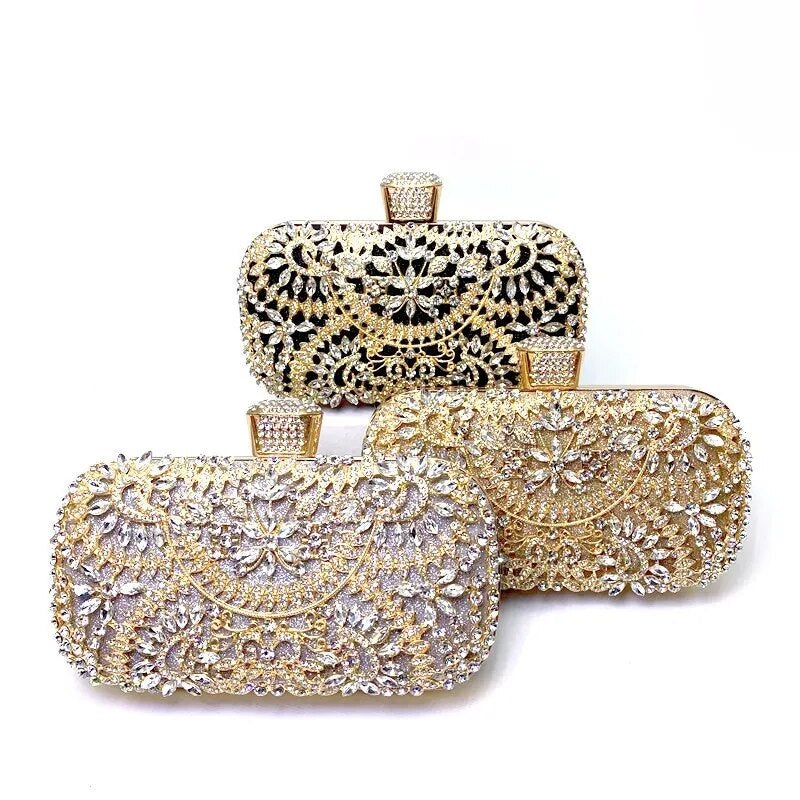 Premium "Matrimonio D'oro no.256" Handtasche/Clutch Größe "S" - PITANI