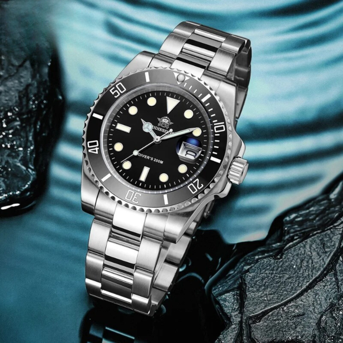 Edelstahl Armbanduhr "Super Luminoso no.392" - PITANI
