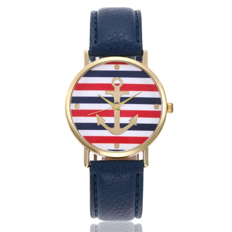 Anker Leder Armbanduhr "Motivo di Ancoraggio no.899" - PITANI