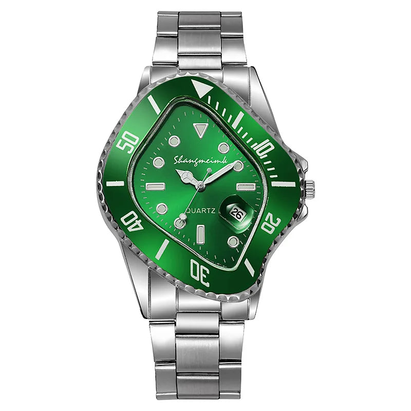 Edelstahl Armbanduhr "Orologio Forma obliquo no.369" - PITANI