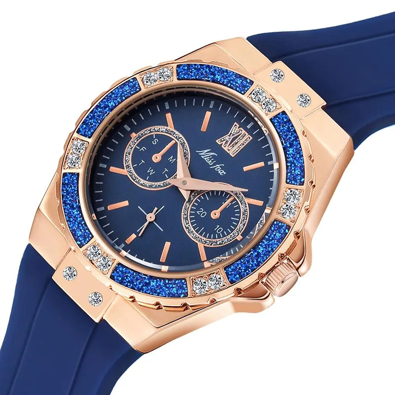 Silikon Armbanduhr "Rosa Diamante no.477 " - PITANI