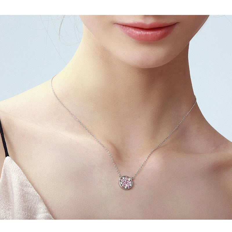 Edelstahl Halskette "Quarzo Rosa" - PITANI