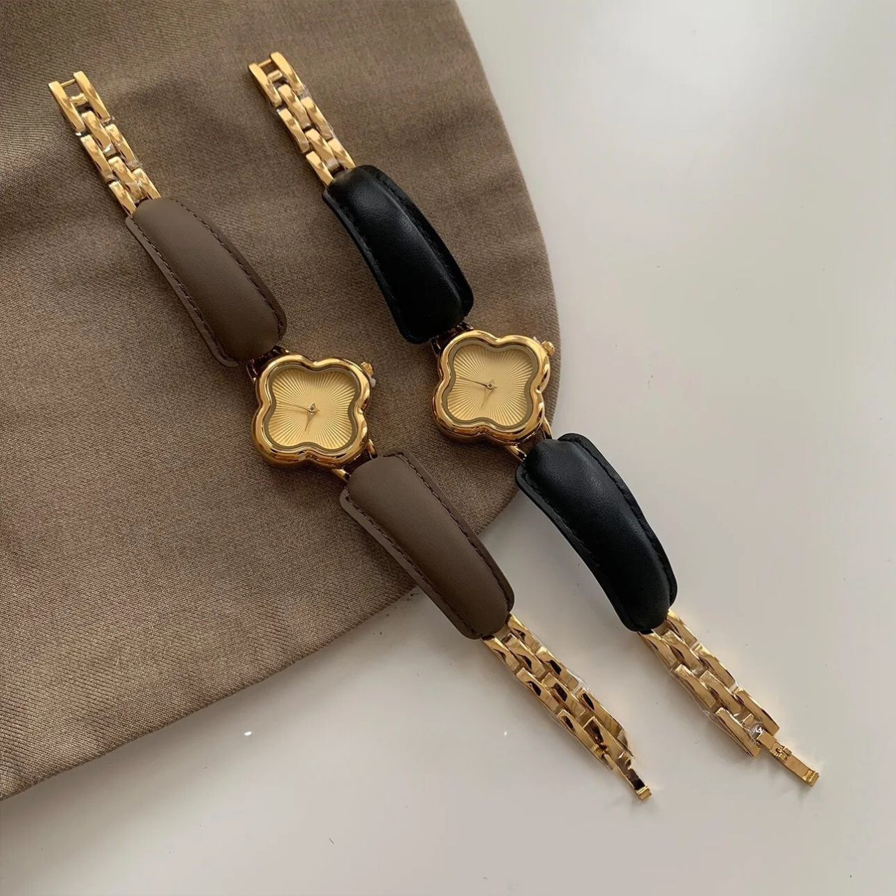 Edelstahl Leder Armbanduhr "Superficie Intagliata no.607" - PITANI