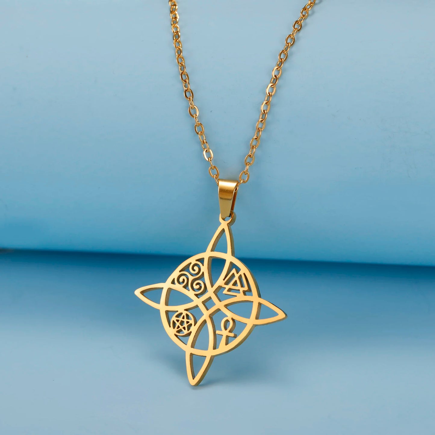 Edelstahl Halskette "Nodo Della Strega no.560" - PITANI