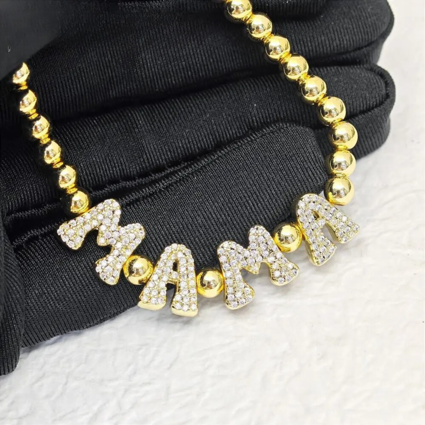 Edelstahl Mama Armband "Lettere mama in ottone no.282" - PITANI