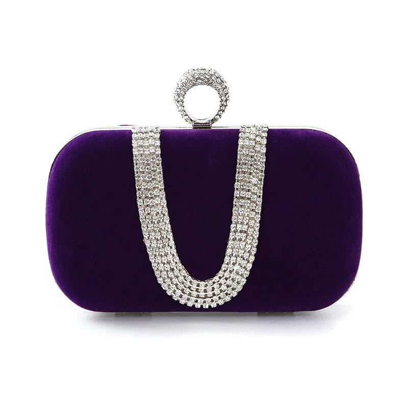 Premium "Borse Diamante no.236" Handtasche/Clutch Größe "S" - PITANI