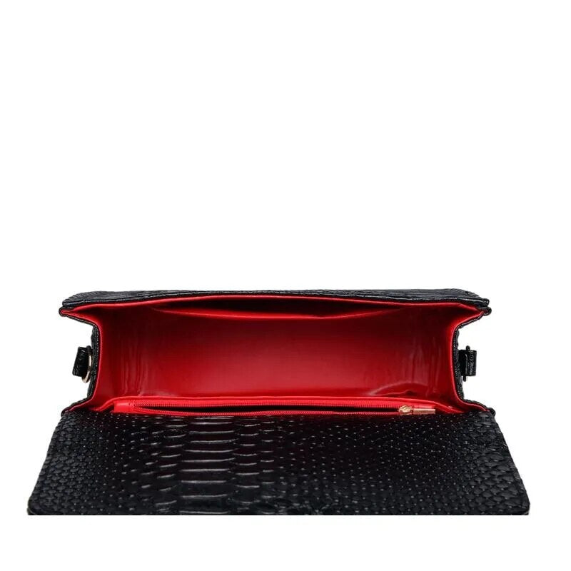 Premium "Borse In Coccodrillo no.240" Handtasche/Clutch Größe "S" - PITANI