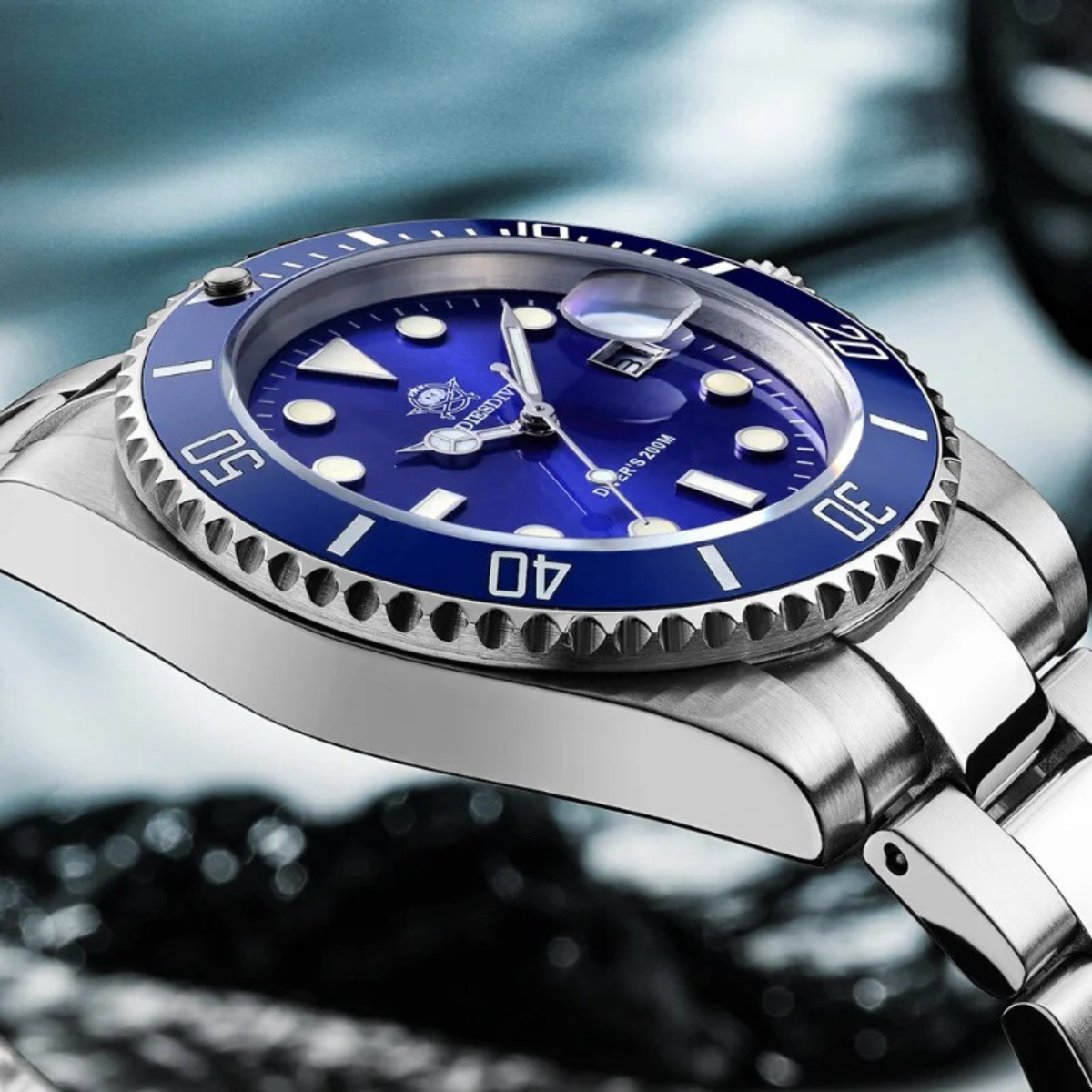 Edelstahl Armbanduhr "Super Luminoso no.392" - PITANI