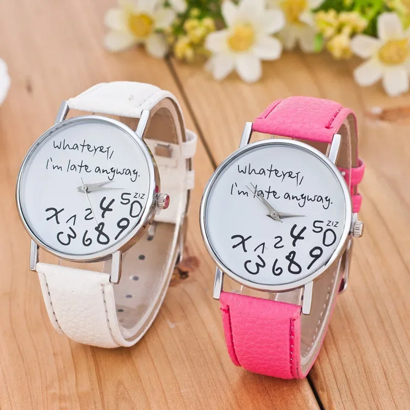 Spätkommer Leder Armbanduhr "Orologio no. 478" - PITANI