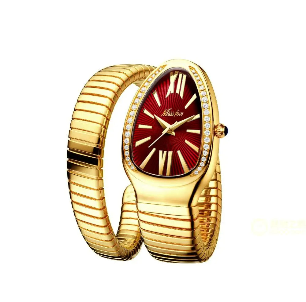 Schlangenform Edelstahl Armbanduhr "Orologi no.351" - PITANI