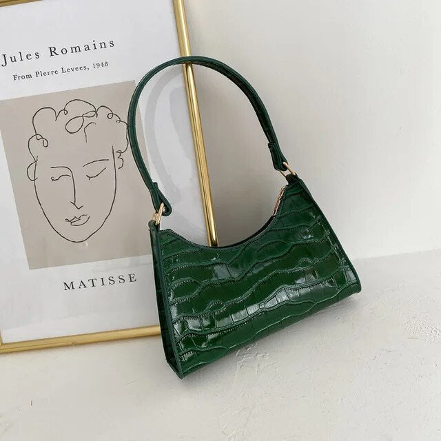 Premium "Borsa In Coccodrillo no.229" Handtasche/Clutch Größe "S" - PITANI