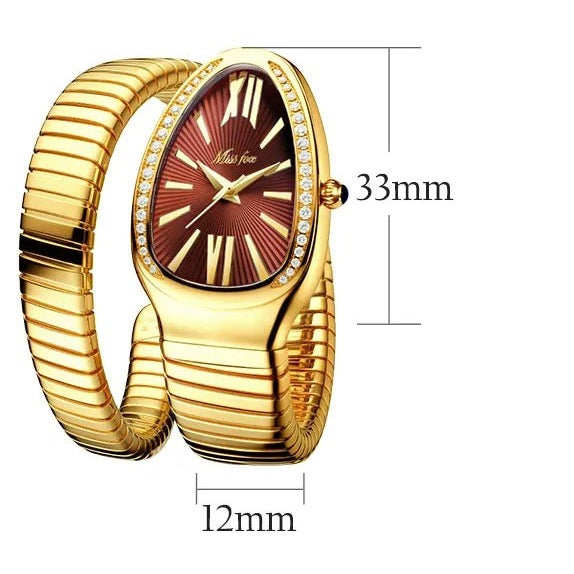 SALE | Schlangenform Edelstahl Armbanduhr "Orologi no.351" - PITANI