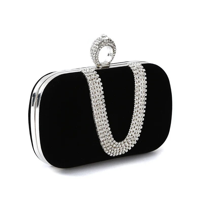 Premium "Borse Diamante no.236" Handtasche/Clutch Größe "S" - PITANI