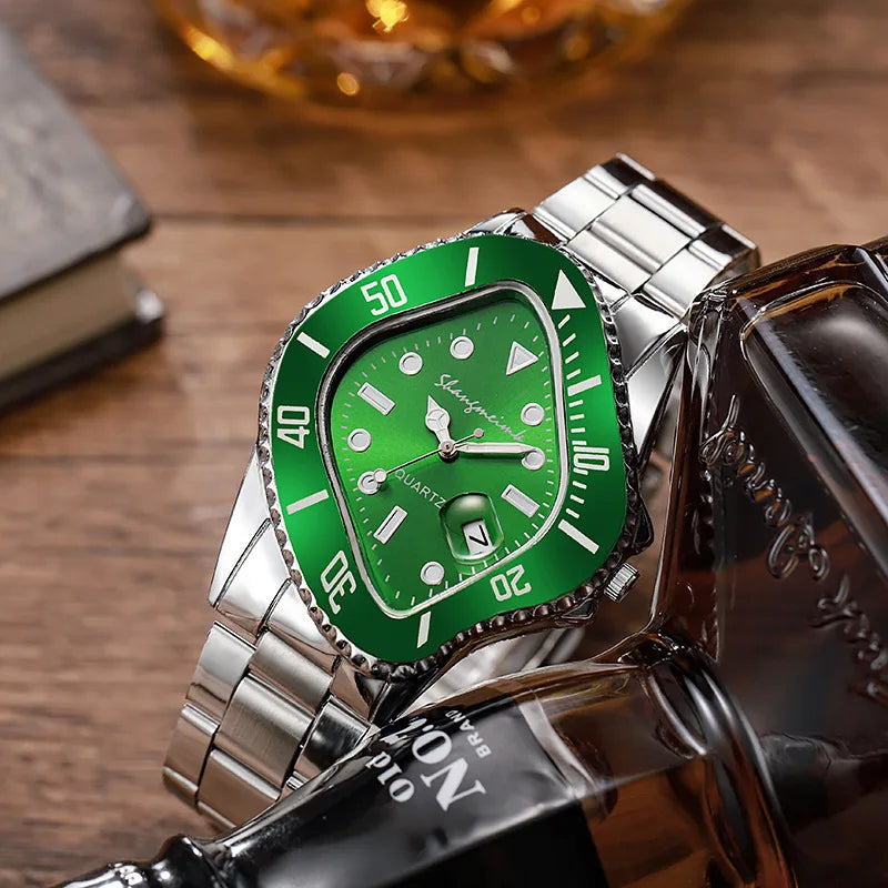 Edelstahl Armbanduhr "Orologio Forma obliquo no.369" - PITANI