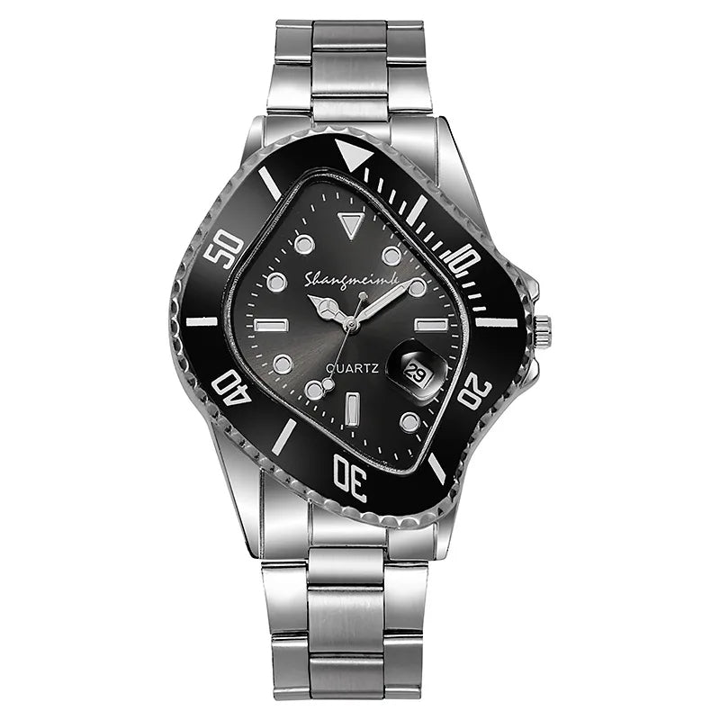 Edelstahl Armbanduhr "Orologio Forma obliquo no.369" - PITANI