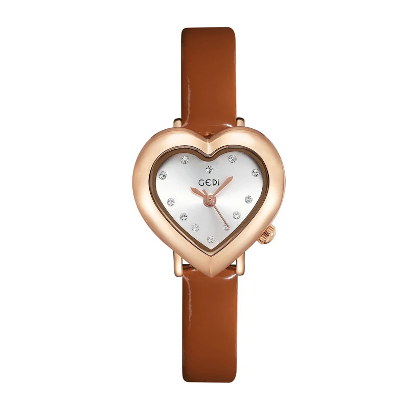 Herzform Leder Armbanduhr "Impermeabile no.774 " - PITANI