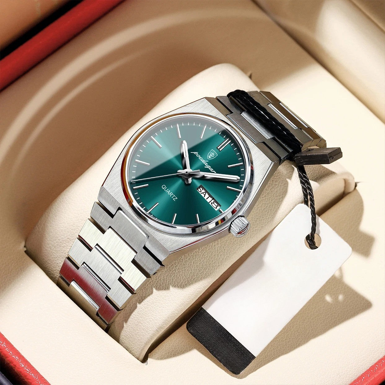 Edelstahl Armbanduhr "Orologio Al Quarzo Elegante Da no.418" - PITANI