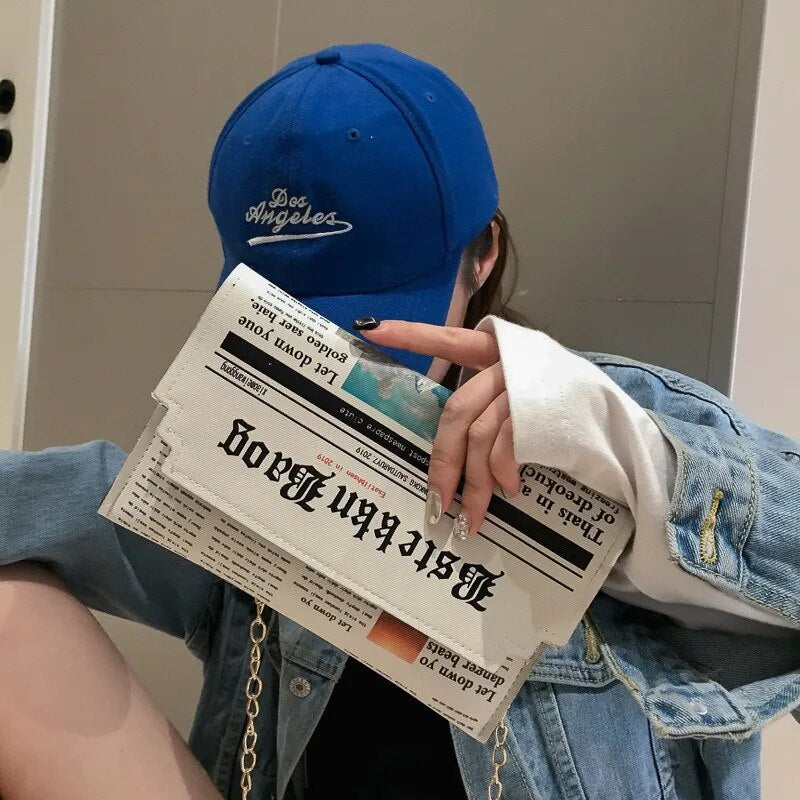 Premium "Borsa Giornale" Handtasche/Clutch Größe "S" - PITANI