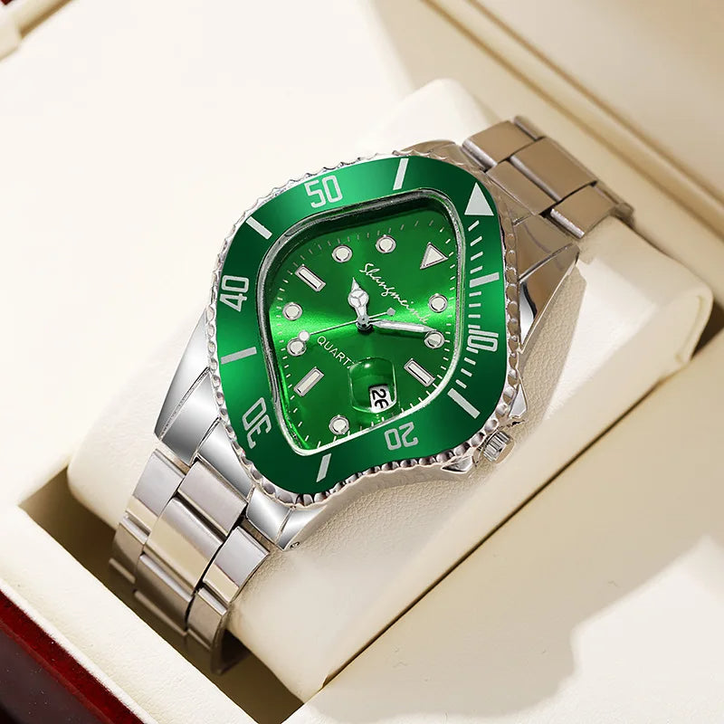 Edelstahl Armbanduhr "Orologio Forma obliquo no.369" - PITANI