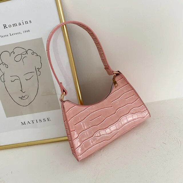 Premium "Borsa In Coccodrillo no.229" Handtasche/Clutch Größe "S" - PITANI