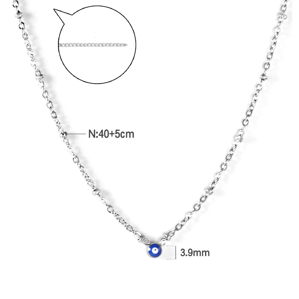 Edelstahl Halskette "Belle Quadrifoglio no.570" - PITANI