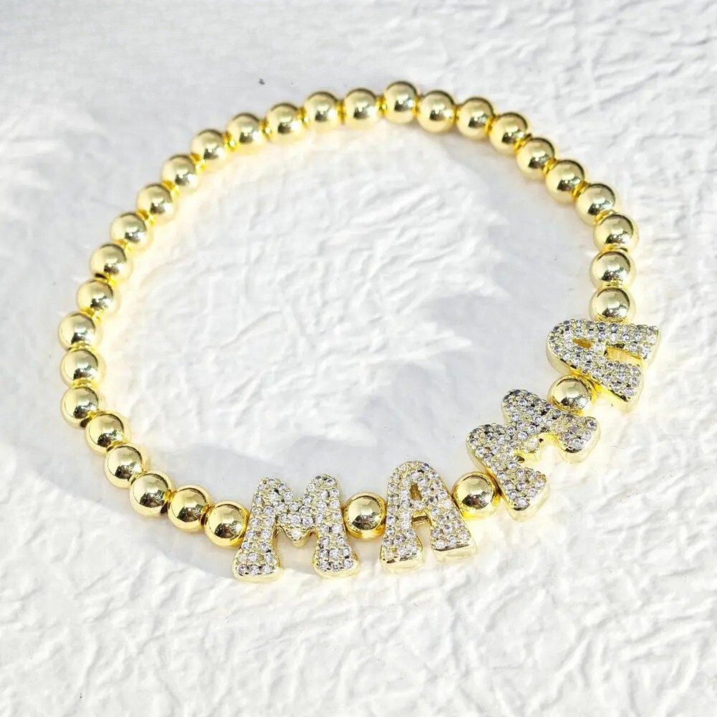 Edelstahl Mama Armband "Lettere mama in ottone no.282" - PITANI