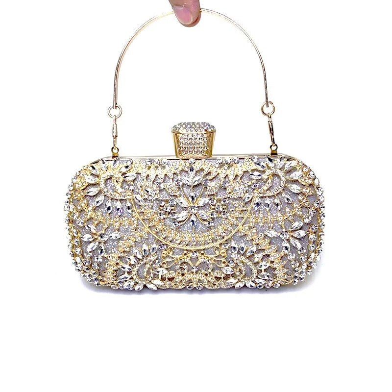 Premium "Matrimonio D'oro no.256" Handtasche/Clutch Größe "S" - PITANI