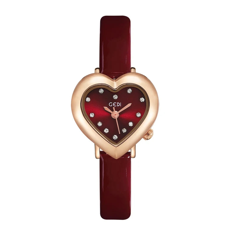 Herzform Leder Armbanduhr "Impermeabile no.774 " - PITANI