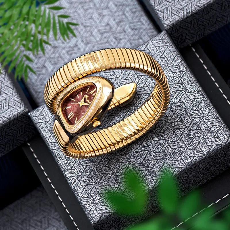 Schlangenform Edelstahl Armbanduhr "Orologi no.351" - PITANI