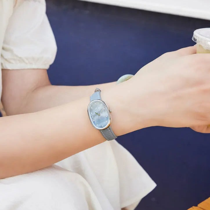 Leder Armbanduhr "Forme Ovale no.842" - PITANI