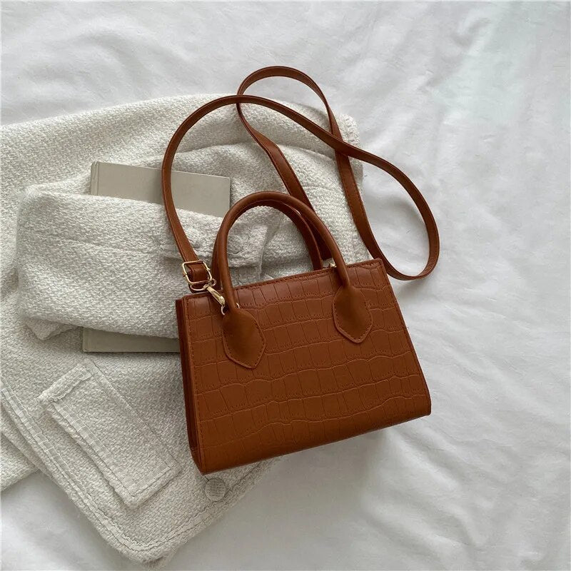 Premium "Borse Quadrate no.243" Handtasche/Clutch Größe "S" - PITANI
