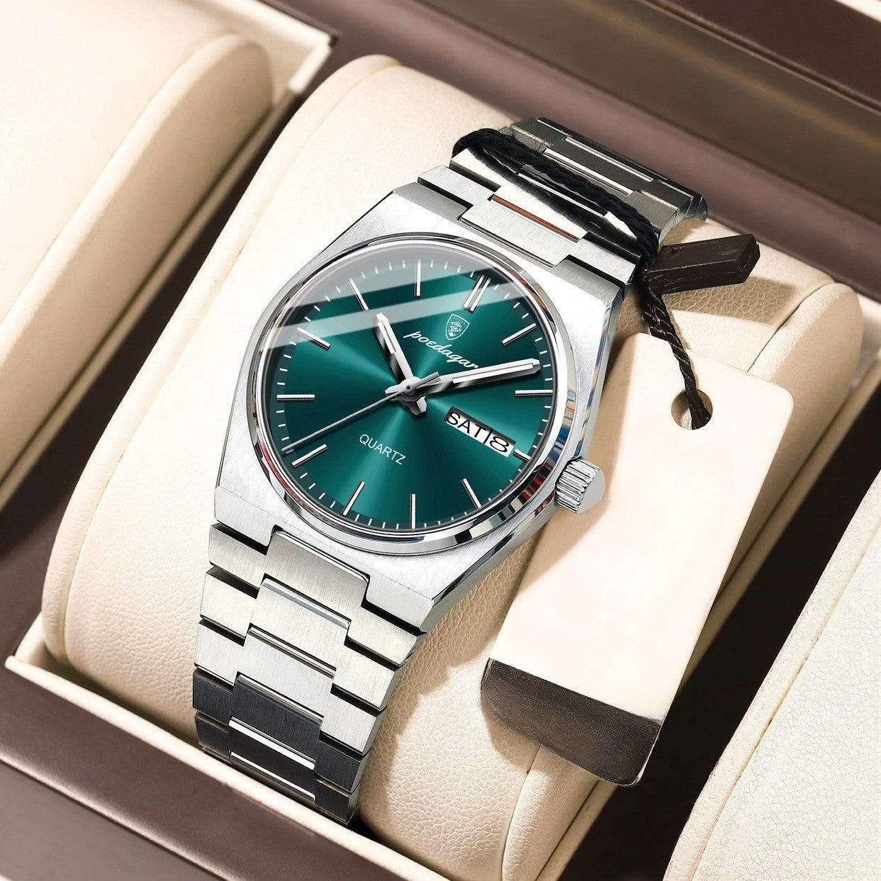 Edelstahl Armbanduhr "Orologio Al Quarzo Elegante Da no.418" - PITANI