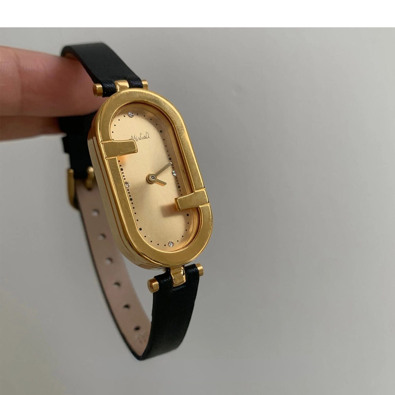 Leder Armbanduhr "Quadrante Retrò no.845" - PITANI