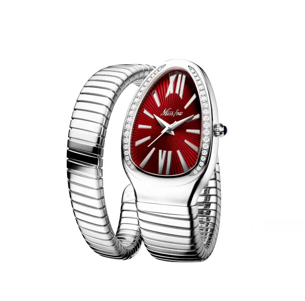 Schlangenform Edelstahl Armbanduhr "Orologi no.351" - PITANI