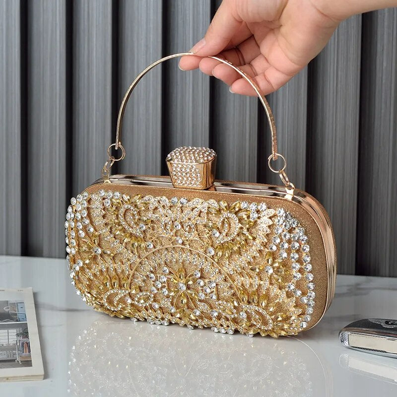 Premium "Matrimonio D'oro" Handtasche/Clutch Größe "S" - PITANI