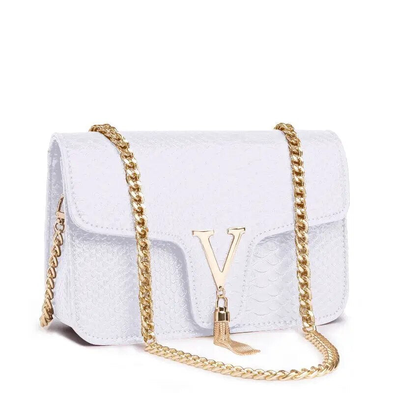 Premium "Borse In Coccodrillo no.240" Handtasche/Clutch Größe "S" - PITANI