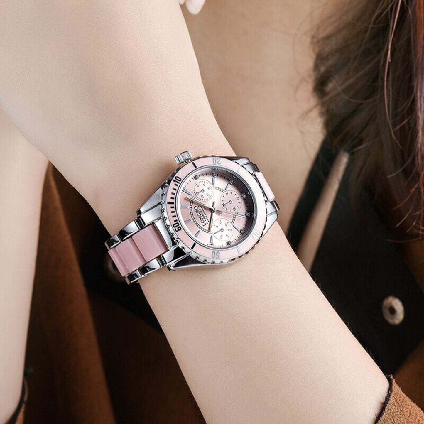 Edelstahl Armbanduhr "Ceramica no.274" - PITANI