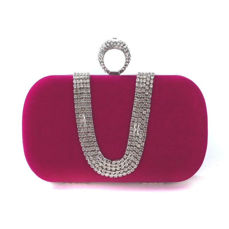 Premium "Borse Diamante no.236" Handtasche/Clutch Größe "S" - PITANI
