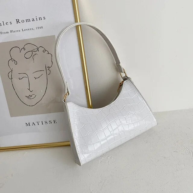 Premium "Borsa In Coccodrillo no.229" Handtasche/Clutch Größe "S" - PITANI