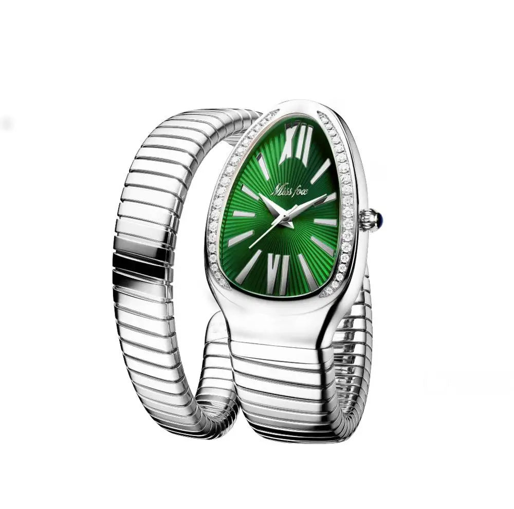 Schlangenform Edelstahl Armbanduhr "Orologi no.351" - PITANI