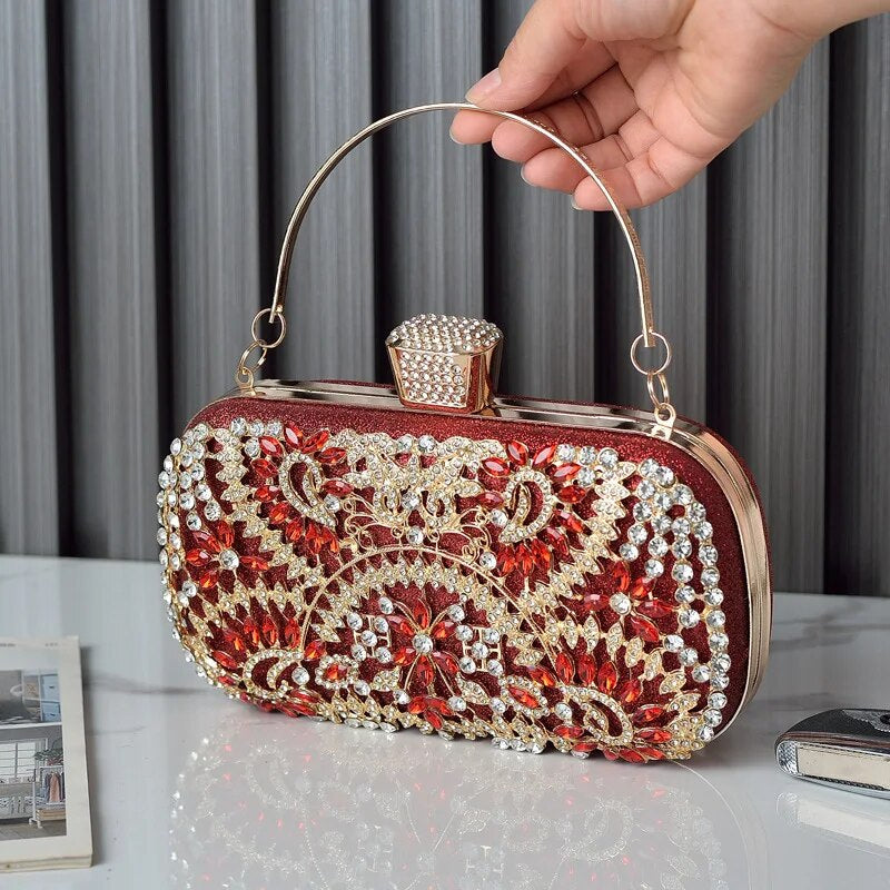 Premium "Matrimonio D'oro" Handtasche/Clutch Größe "S" - PITANI