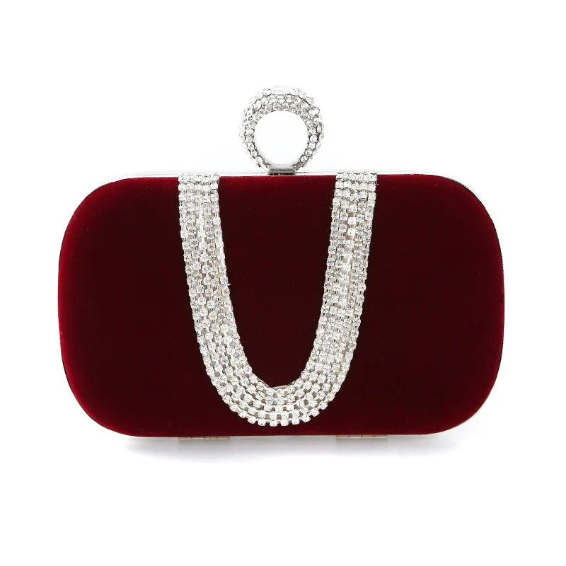 Premium "Borse Diamante no.236" Handtasche/Clutch Größe "S" - PITANI